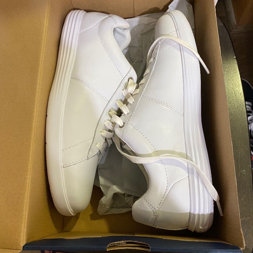Cole Haan Reagan Lace Up Sneaker Optic White